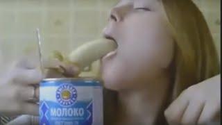 Girl and banana-Девушка и банан