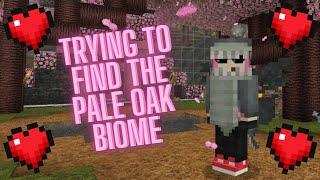 Hunting the Elusive Pale Oak Biome in Minecraft – 5-Hour Survival Adventure!