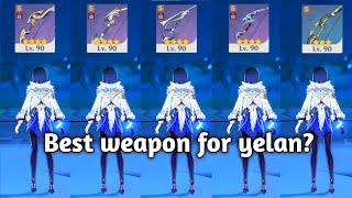 Best Weapon For F2P C0 Yelan? | Genshin Impact