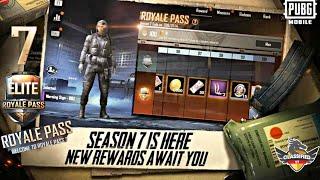 SEASON 7 ROYAL PASS REWARDS  - PUBG MOBILE