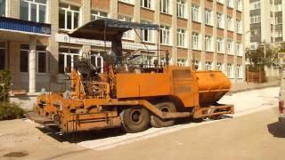 Old russian asphalt spreader DS-191 Pt. 1