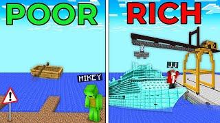 JJ and Mikey Build SEA PORT : NOOB vs PRO Battle in Minecraft Maizen!