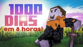 (8 HORAS de VIDEO!!!) 1000 dias no MINECRAFT Modo H4RDC0RE