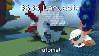 How to build a Pokémon Larvesta statue in Minecraft (Tutorial)