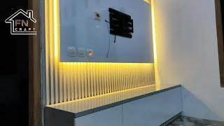 Membuat Kabinet TV dengan Wall Panel WPC