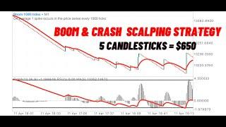 99.9% WINNING SCALPING STRATEGY FOR BOOM 1000 INDEX and CRASH 1000 INDEX.