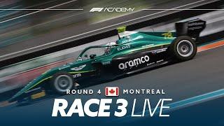 LIVE: Race 3 | Montreal 2025 | F1 Academy