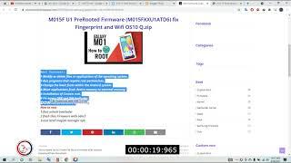 Root Samsung Galaxy M01 (SM-M015F) root after wifi,fingerprint fix android 10 Q/M01 TWRP