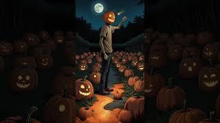 The Lonely Scarecrow Who Came to Life on Halloween Night  | The Tale of Pumpkin Head Pete" #stories