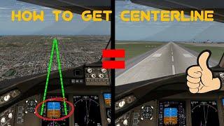 How To Get Centerline Without Autopilot In The 737, 777 And 747 In X Plane Mobile