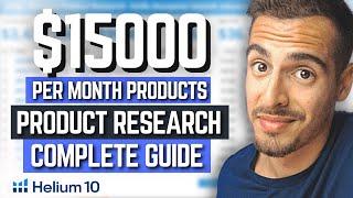How To Find Amazon FBA Products Using Helium 10 | Black Box Product Research Tool Tutorial 2024