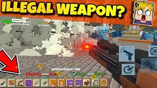 Guns, Gatling, Red Bow, TNT and New Weapons in Skyblock!! Blockman Go