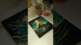 calligraphy painting #shorts #calligraphy #painting #islamicart #art