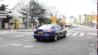 Maserati Ghibli Crazy Sound Acceleration in Luxembourg