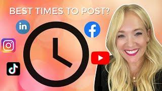 The Best Times to Post on Social Media Updated for 2023 Algorithms [IG, TikTok, FB, LI, Twitter, YT]