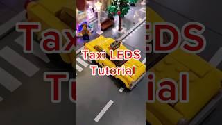 LEGO Taxi LED Tutorial #lego #tutorial #shorts