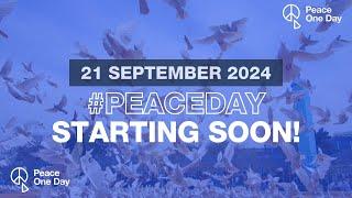 We are Live! Peace One Day presents #PeaceDay