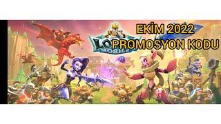 EKİM 2022 PROMOSYON KODU #lm #lordsmobile