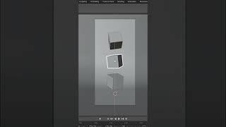 Making A Simple Wallpaper In Blender #shorts