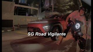 31may2025 somerset road illegal modified ebike hit & run on camcar & hyundai kona