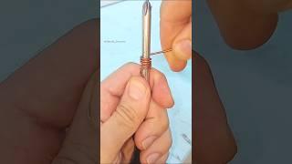 أفكار بسيطة وعملية للغاية لعمل مفك براغي بنفسك #shorts #diy #tips #tools #viralshorts