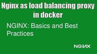 Nginx As Load Balancing Proxy with Docker | Nginx Docker Tutorial