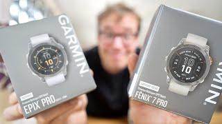 Garmin Fenix 7 Pro & Epix Pro: Unboxing, Design und eine Lobeshymne für Garmin Connect