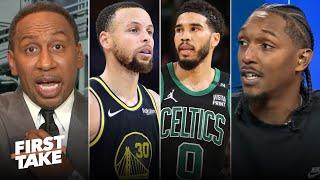 FIRST TAKE | "Warriors are title contenders if they keep this up" - Lou predicts Warriors vs Celtics