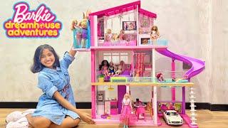 Avani’s BARBIE DREAMHOUSE ADVENTURES DOLLHOUSE | New Elevator and Slide | Avani’s Life