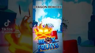 New Dragon Rework Showcase... #roblox #bloxfruits