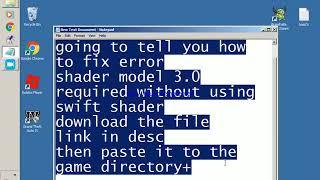 How To Fix ERROR Shader Model 3.0 Required No Swift Shader | 2018 | Latest | GTA 4 | Any Game