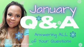 Answering Burning Questions | Q&A January Author Lexi Miles