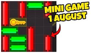 Hamster Kombat Mini Game 1 August | Mini Game 1 August Hamster | Aaj Ka Mini Game Key Kaise Milega