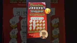 Carolina jackpot Top prize 1,000,000!’ 10X win $5 dollars  #birthday #lottery #winner