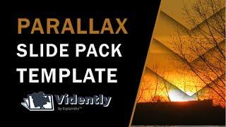 Parallax Effect Video Template in Vidently