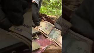 Man finds immeasurable worth of treasure inside hidden wall suitcase  | #metaldetecting #shorts