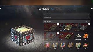 Opening 30+ Fan Mailbox. Burning Gears WoT Blitz