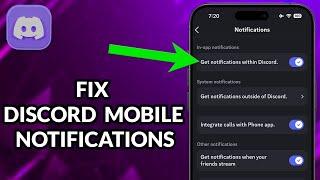 How To Fix Discord Mobile Notifications