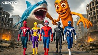 Spider-Man Team vs Brainrot Team! Rescue Tung Tung Sahur | Spider-man: Into The Spider-verse (2025)