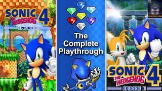 Sonic the Hedgehog 4: Episode I, II + Episode Metal: Full Game, All Chaos Emeralds, No Deaths 60fps