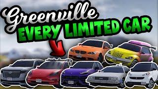 Every LIMITED CAR That I Have In Greenville! | Roblox Greenville