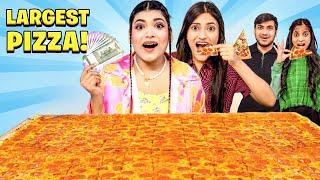 Eating Largest PIZZA Wins Rs50,000 Challenge | Mahjabeen Ali