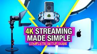 The Ultimate SIMPLE 4K Mac Streaming / Podcast Setup