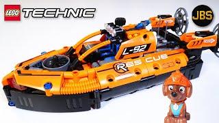 LEGO Technic Rescue Hovercraft 42120 Review & Build! Great Mechanics!