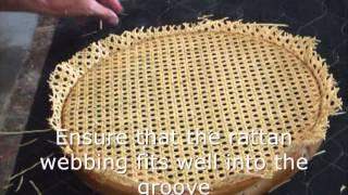 How To Re Cane A Chair Seat In Under 10 Mins