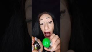 ASMR | FOOD  EATING 🫛PALLA  VERDE  GELATINA MOUSSE  SOFT