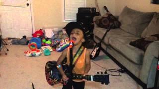 Natural Mystic by Bob Marley sang by Myles Kingston Sadler age 2