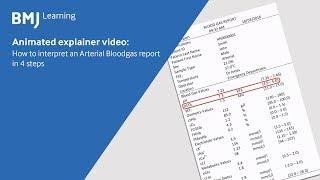 Interpret an Arterial Blood gas report in 4 steps