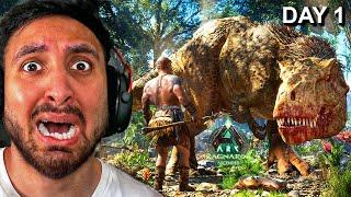Surviving a NEW Dinosaur Survival Game - ARK RAGNAROK Ascended