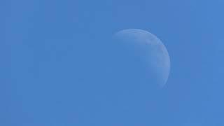 ONE QUOTER OF MOON. BY DAY